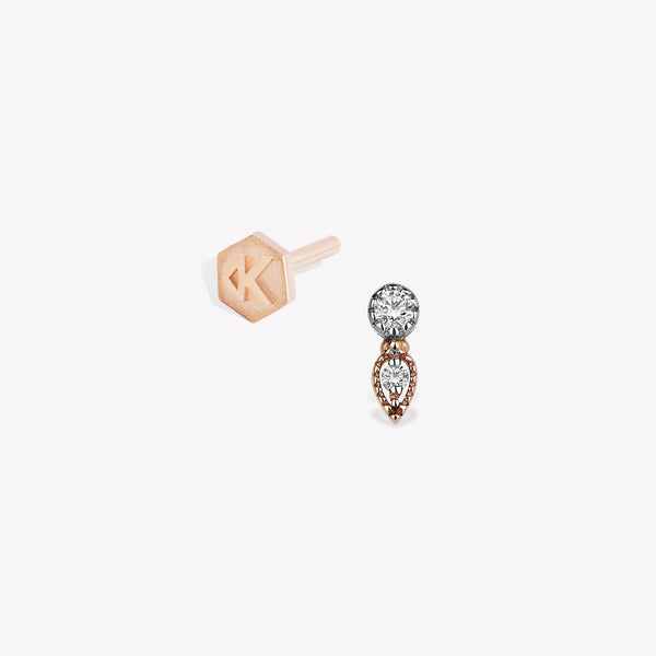 Droplet Solitaire Sallantılı Piercing