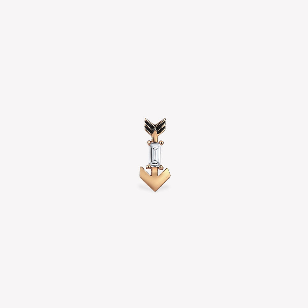 Arrow Baguette Piercing