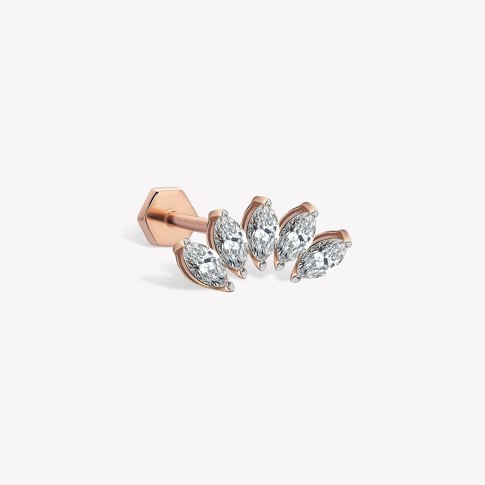 Vortex Marquise Sabit Piercing