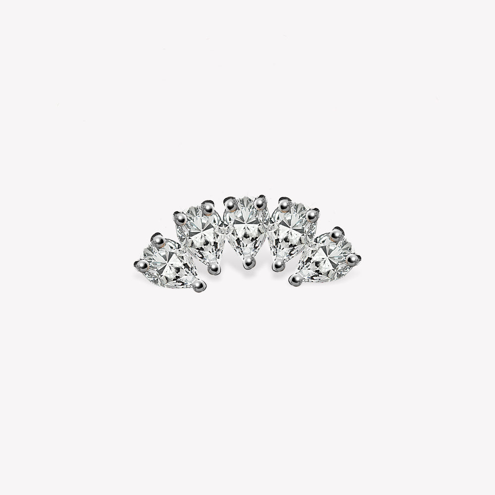 Quintet  Pear Sabit Piercing