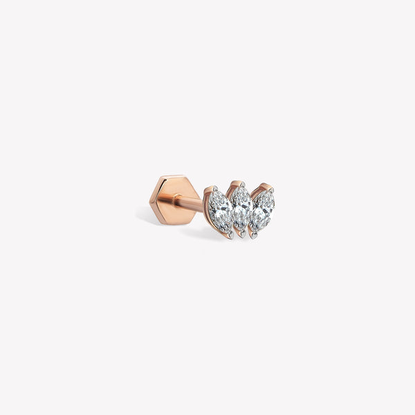 Trio Marquise Sabit Piercing
