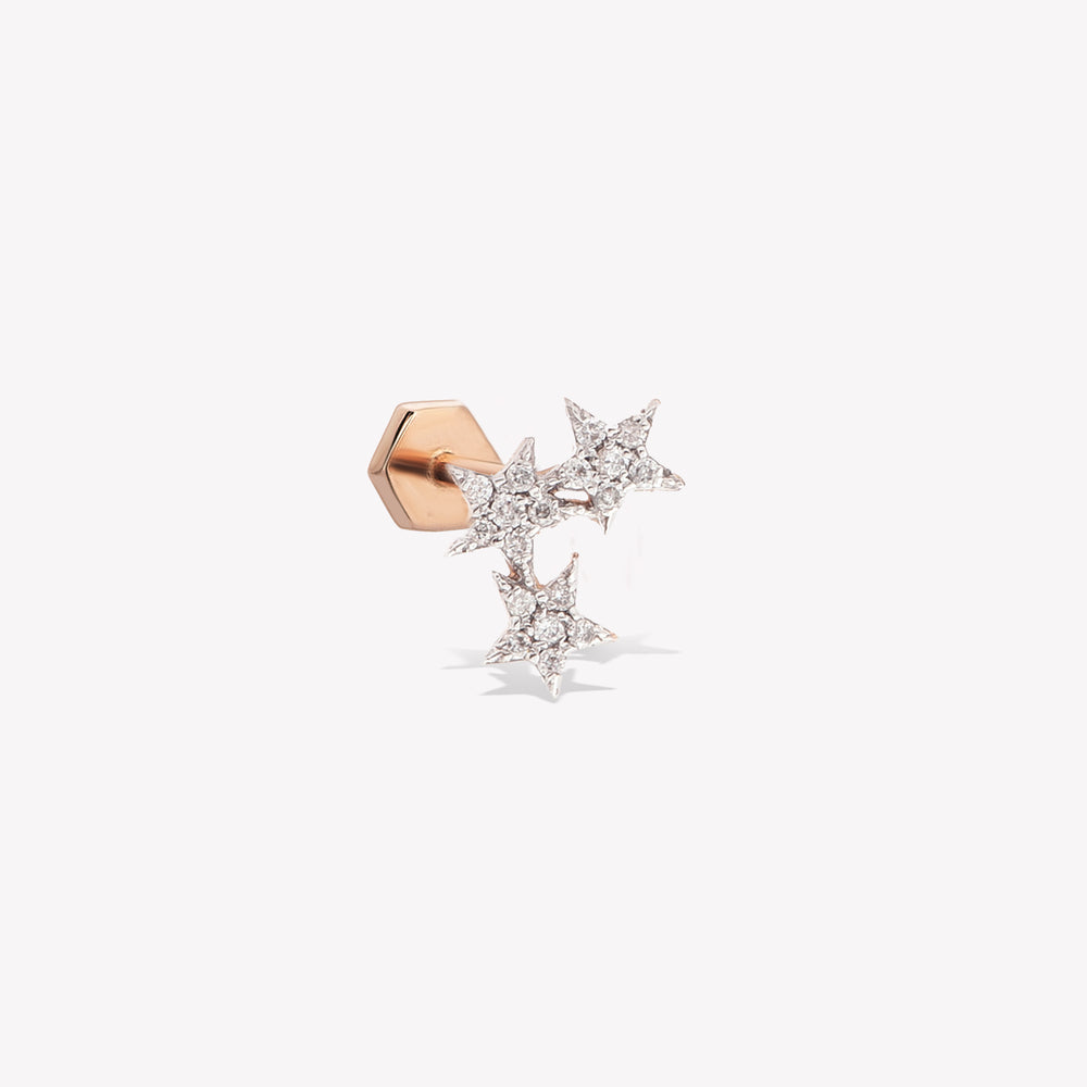 Trio Arctic Star Sabit Piercing