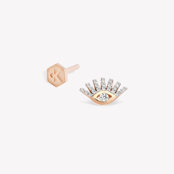 Shimmery Evil Eye Sabit Piercing