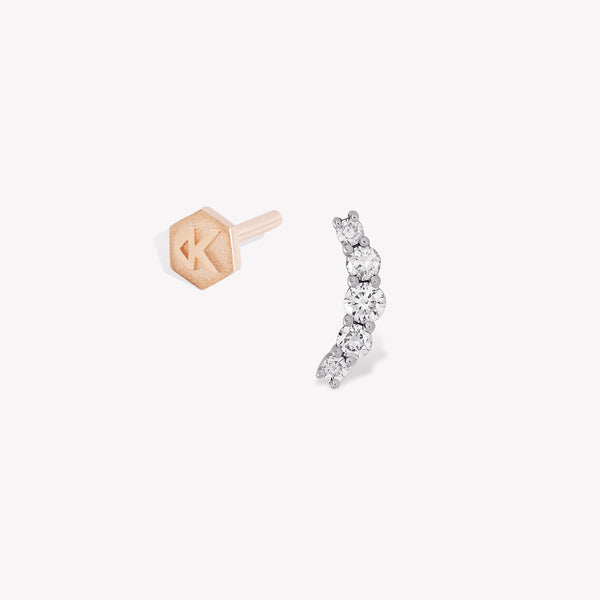 Quintet Solitaire Sabit Piercing