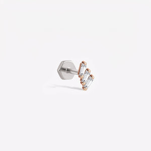 Shimmery Step Sabit Piercing