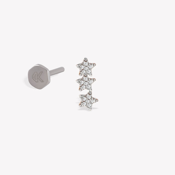 Trio Star Sabit Piercing