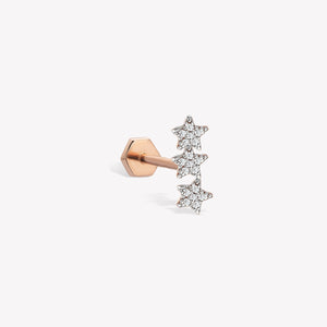 Trio Star Sabit Piercing