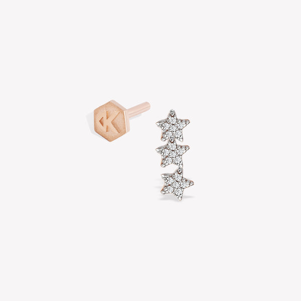 Trio Star Sabit Piercing
