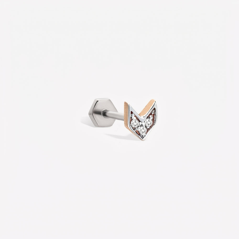 Chevron Sabit Piercing