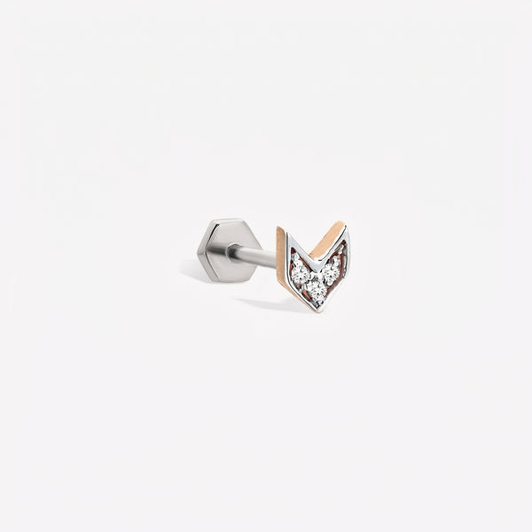 Chevron Sabit Piercing
