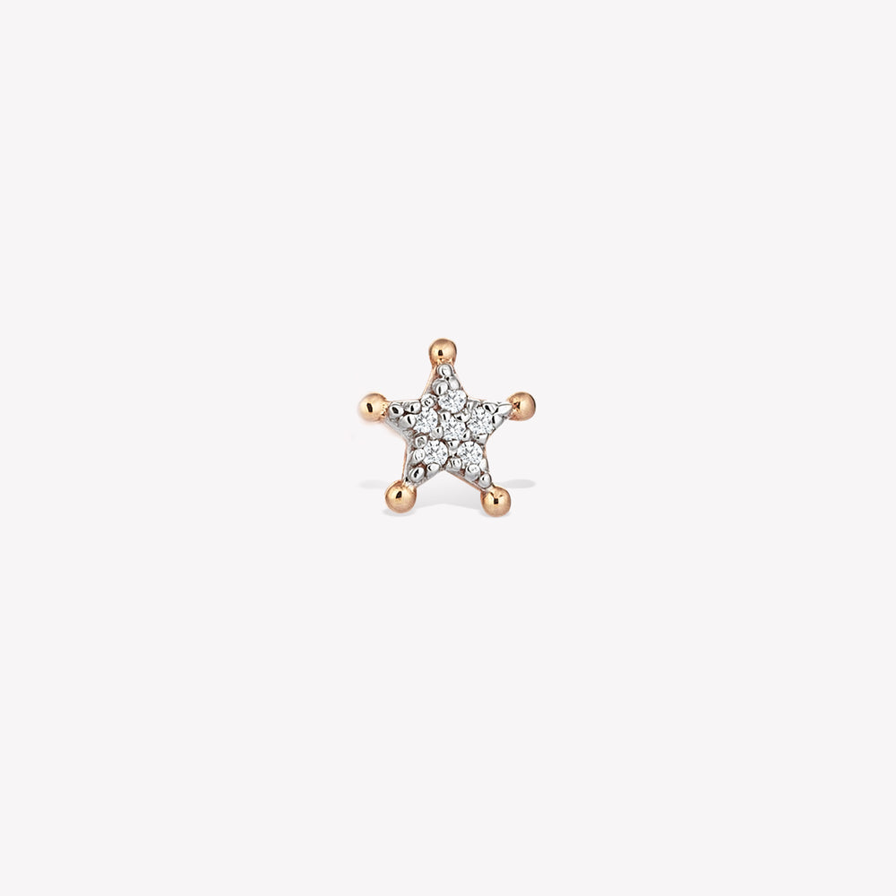 Sheriff Star Sabit Piercing