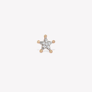 Sheriff Star Sabit Piercing