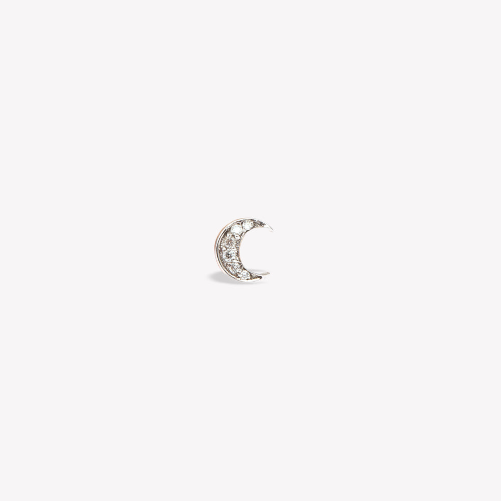 Shimmery Moon Sabit Piercing