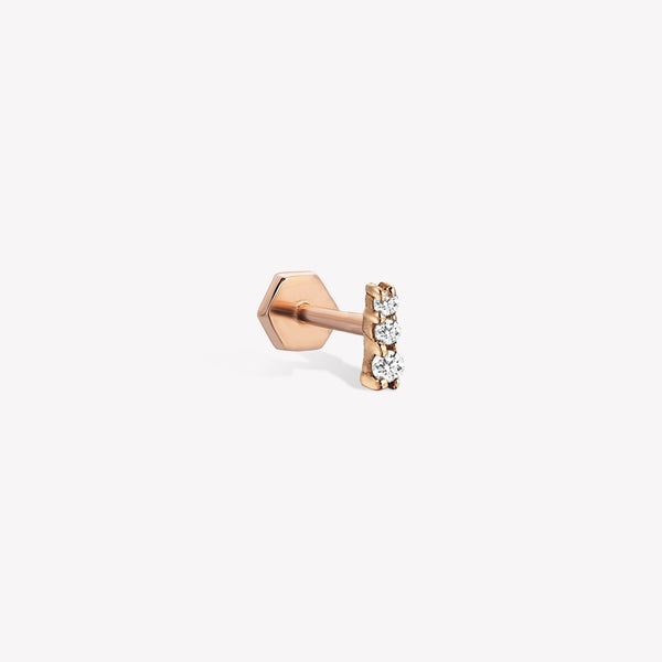Trio Solitaire Sabit Piercing