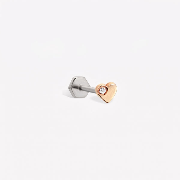 Heart Sabit Piercing