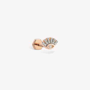 Shimmery Evil Eye Mini Sabit Piercing