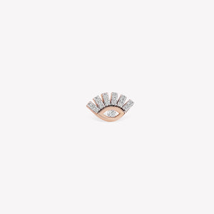Shimmery Evil Eye Mini Sabit Piercing
