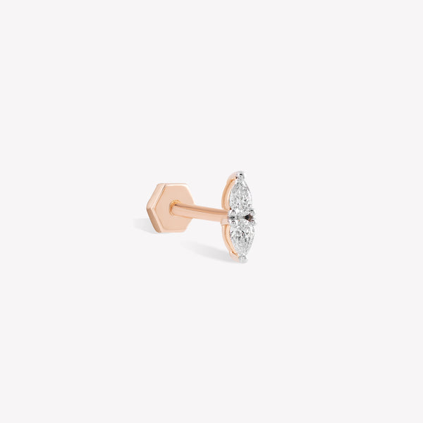 Reverse Pear Sabit Piercing
