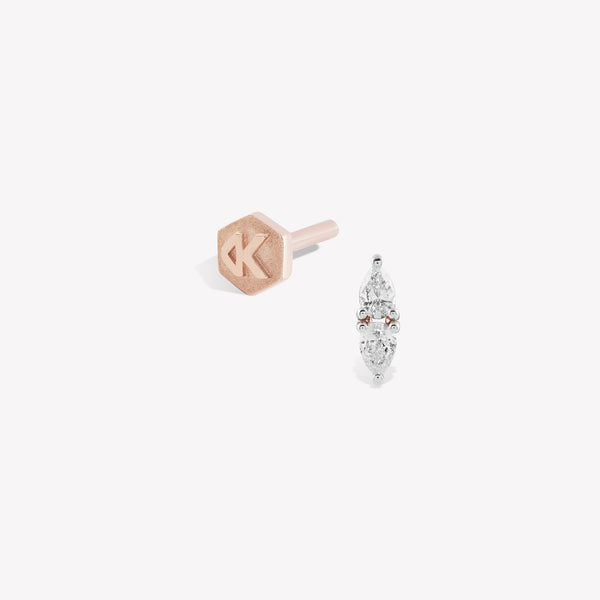 Reverse Pear Sabit Piercing