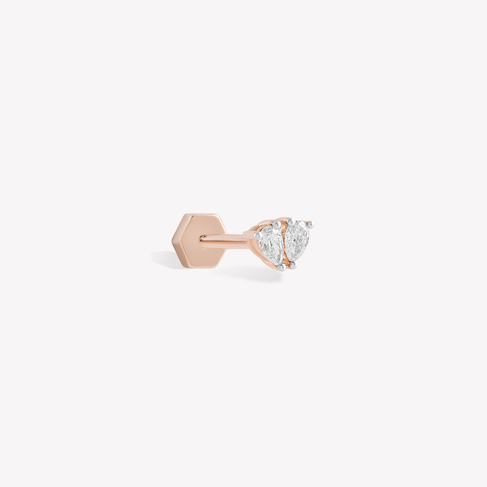 Duo Pear Sabit Piercing