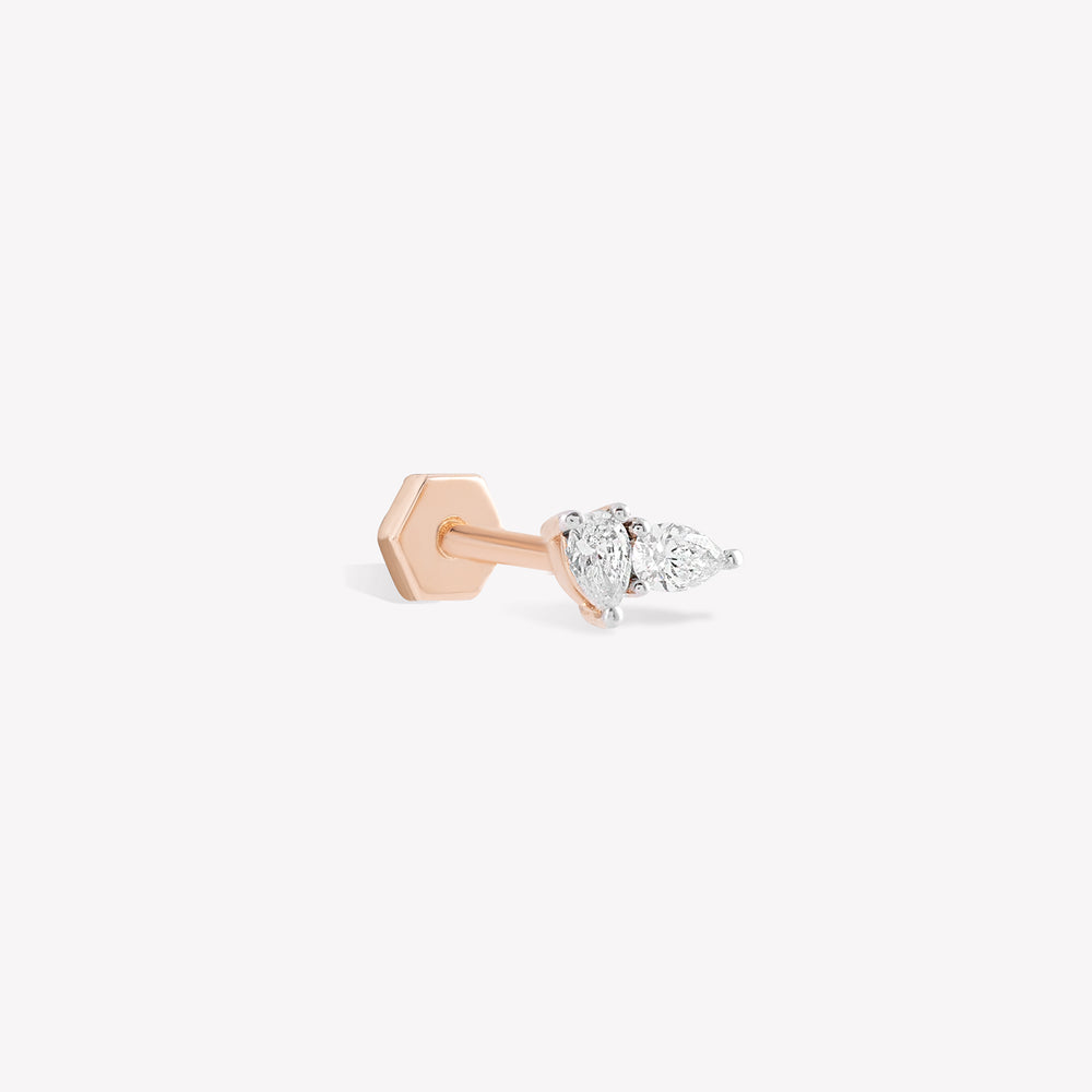 Duet Pear Sabit Piercing