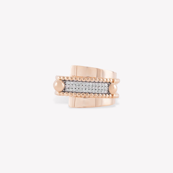 Trio Beads Arc Yüzük