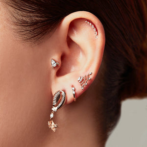 Beaded Arc Piercing