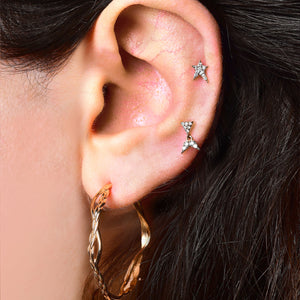 Struck Pavé Piercing